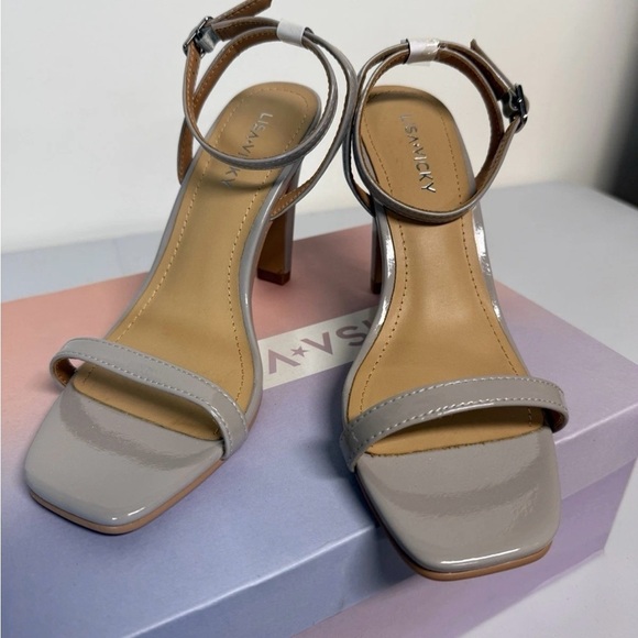 Lisa Vicky Grace Pebble Patent Shoes Women’s Size 10 Mauve - Picture 4 of 6